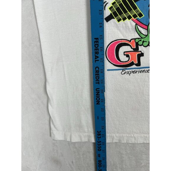 Vintage Gecko Gym Shirt Size M/L Sleeveless Tank Top Gym Bart Spoof 90s - Picture 6 of 9